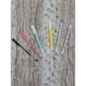Assorted Double-Sided Highlighters Gel Pens & Markers Set For Art & Craft Projec